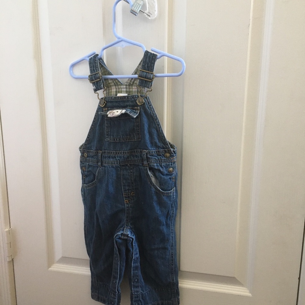 FINAL MARKDOWN Adorable Gymboree denim overalls 6-12 months
